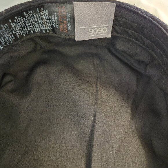 Admiral Cap with Cording and Side Buttons - Picture 3 of 6